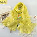 New style spring summer 100% silk head scarf,solid color scarf,malaysia head scarf